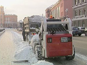 Снегоуборочная техника. Фото АС Байкал ТВ.