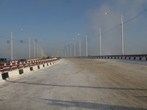 Новый ангарский мост. Фото репортажной группы NDV.