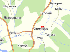 Фрагмент карты. Скриншот с сайта maps.yandex.ru.