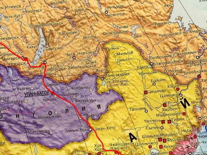 Карта Великого чайного пути. Изображение с сайта www.visitperm.ru.