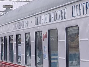 Поезд «Академик Углов». Фото АС Байкал ТВ.