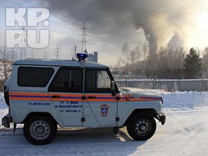 Пожар на заводе «Суал-ПМ». Фото КП-Иркутск.