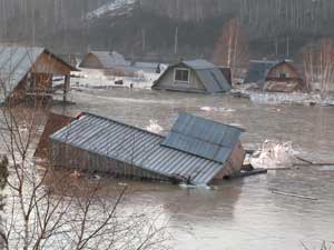 Паводок в Иркутской области. Фото с сайта www.mchs.gov.ru.
