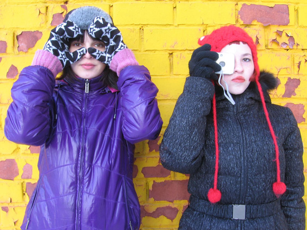 Номинация для школьников «Мой взгляд». 1-е место. «Три глаза». Авторы — Оля Смирнова, Настя Амирова.