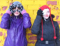 Номинация для школьников «Мой взгляд». 1-е место. «Три глаза». Авторы — Оля Смирнова, Настя Амирова.