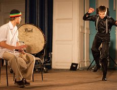 Степ и барабаны - Дмитрий Дорохин и Константин Токарский составили потрясающий дуэт.