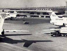 Перрон аэропорта в 1980 году.