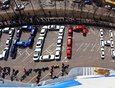 Байкеры также приняли участие во флешмобе, организованном иркутскими автомобилистами.