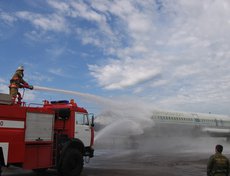 Поисковая аварийно-спасательная служба аэропорта. 2009 год.