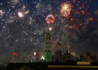 Праздничный фейерверк 9 мая в Москве. Фото Вести.ru.