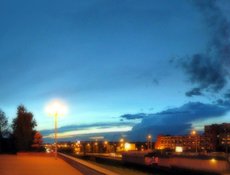 Иркутск. Проспект маршала Жукова. Фото Олега Беседина.