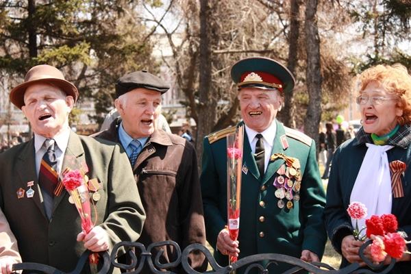 9 мая в Иркутске. Фото Анны Зарубиной.