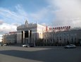 Железнодорожный вокзал в Улан-Баторе.