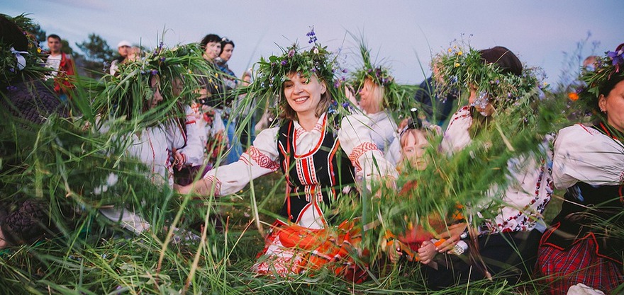 На празднике «Купальская ночь». Фото Ольги Виноградовой