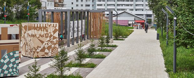 Разрушенный пандус, неудобные качели, но ровная плитка: как выглядит новый бульвар в Солнечном