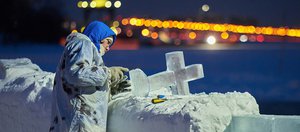 Лед и вера: как в Иркутске строят главную крещенскую купель