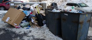 Откуда свалки на контейнерных площадках?