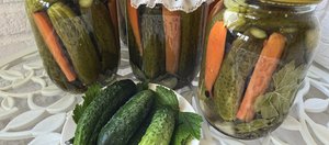 Открываем сезон заготовок: огурцы, маринованные с морковью
