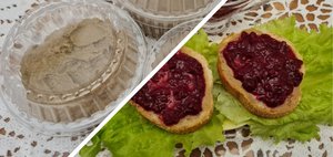 Авторский рецепт паштета из куриной печени с брусничным соусом