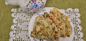 Сырные блины на завтрак