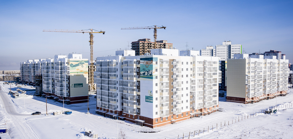 Жилой район «Эволюция». Фото предоставлено «УКС города Иркутска»