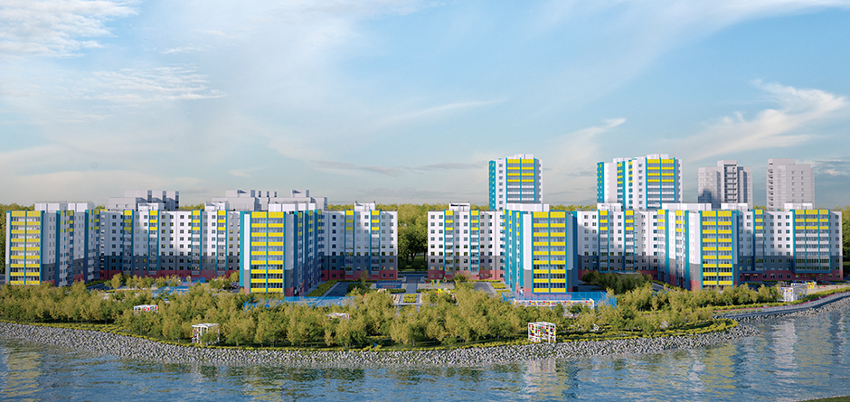 Проект микрорайона. Изображение предоставлено АО «УКС города Иркутска»