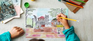 Конкурс рисунков ко Дню защиты детей