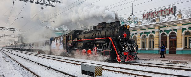 Поезд Деда Мороза вновь прибыл в Иркутск