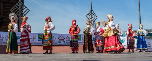 В «Тальцах» прошёл белорусский народный праздник «Багач»