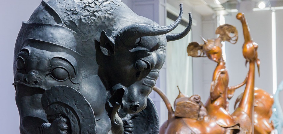 Презентация скульптуры «Мистерия» прошла в галерее 7 сентября.