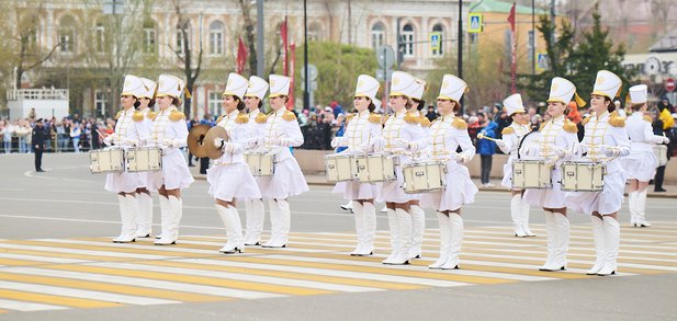 В честь 79-й годовщины Победы в Великой Отечественной войне.