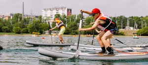 «SUP-гонка»: Иркутске прошли любительские соревнования по сап-сёрфингу