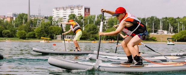 «SUP-гонка»: в Иркутске прошли любительские соревнования по сап-сёрфингу