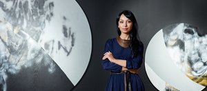 Презентация выставки «Всплеск» Валентины Дережановой