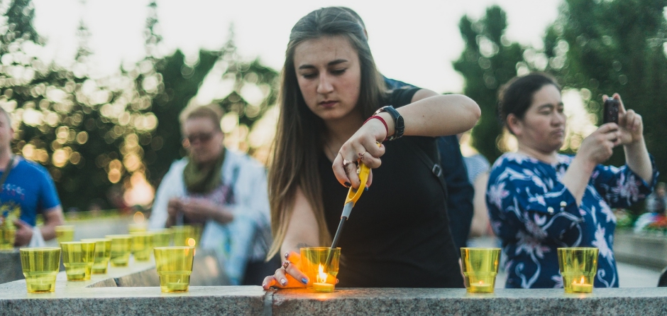 В Иркутске почтили погибших в годы Отечественной войны.