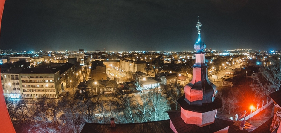 Наш фотограф побывал на колокольне Крестовоздвиженской церкви.