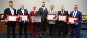 Депутатов Думы Иркутска седьмого созыва наградили за развитие местного самоуправления