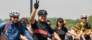 Первый за 100 лет велозаезд по Цесовской набережной