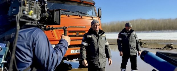 Впервые в кино: как водители ИНК попали в эпицентр съемок «Зимника»