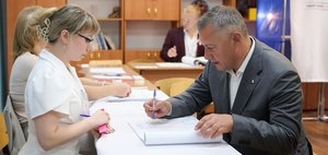 Выборы в Госдуму 2026. Фоторепортаж с избирательных участков в Иркутске