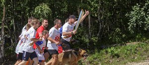 Всероссийская спортивно-патриотическая акция «От Победы к Победе» состоялась в Листвянке