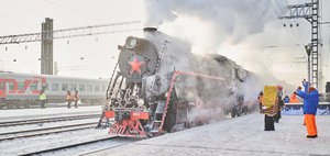 Поезд Деда Мороза вновь прибыл в Иркутск