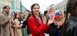 Театральный поезд прибыл в Иркутск
