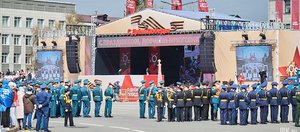 День Победы в Иркутске: онлайн-трансляция праздничного шествия