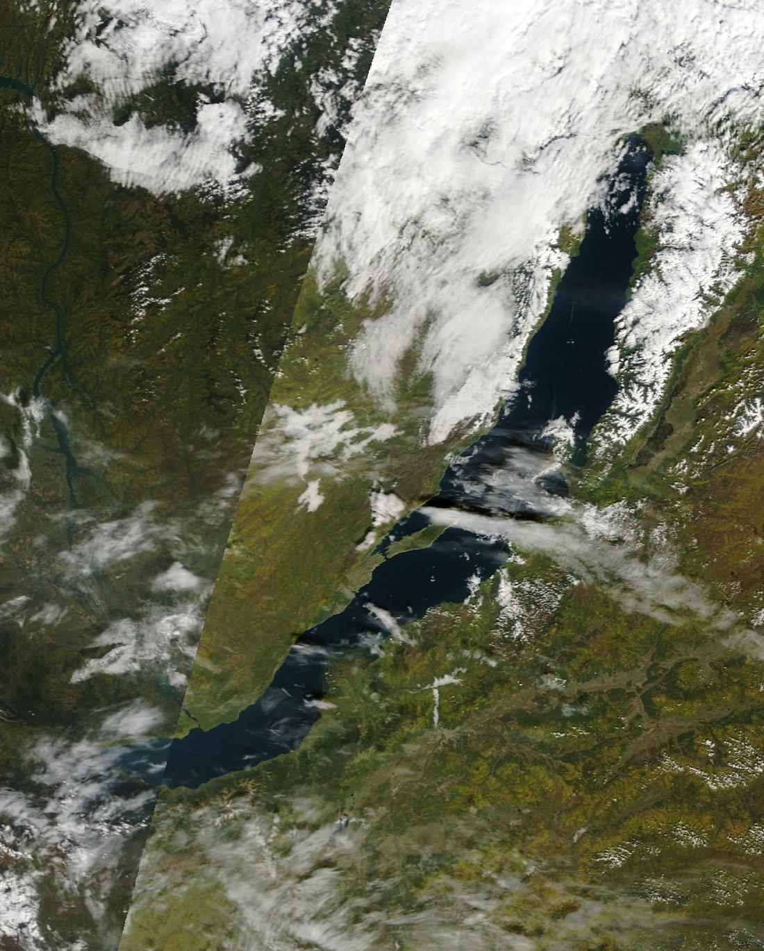 Карта Байкала
