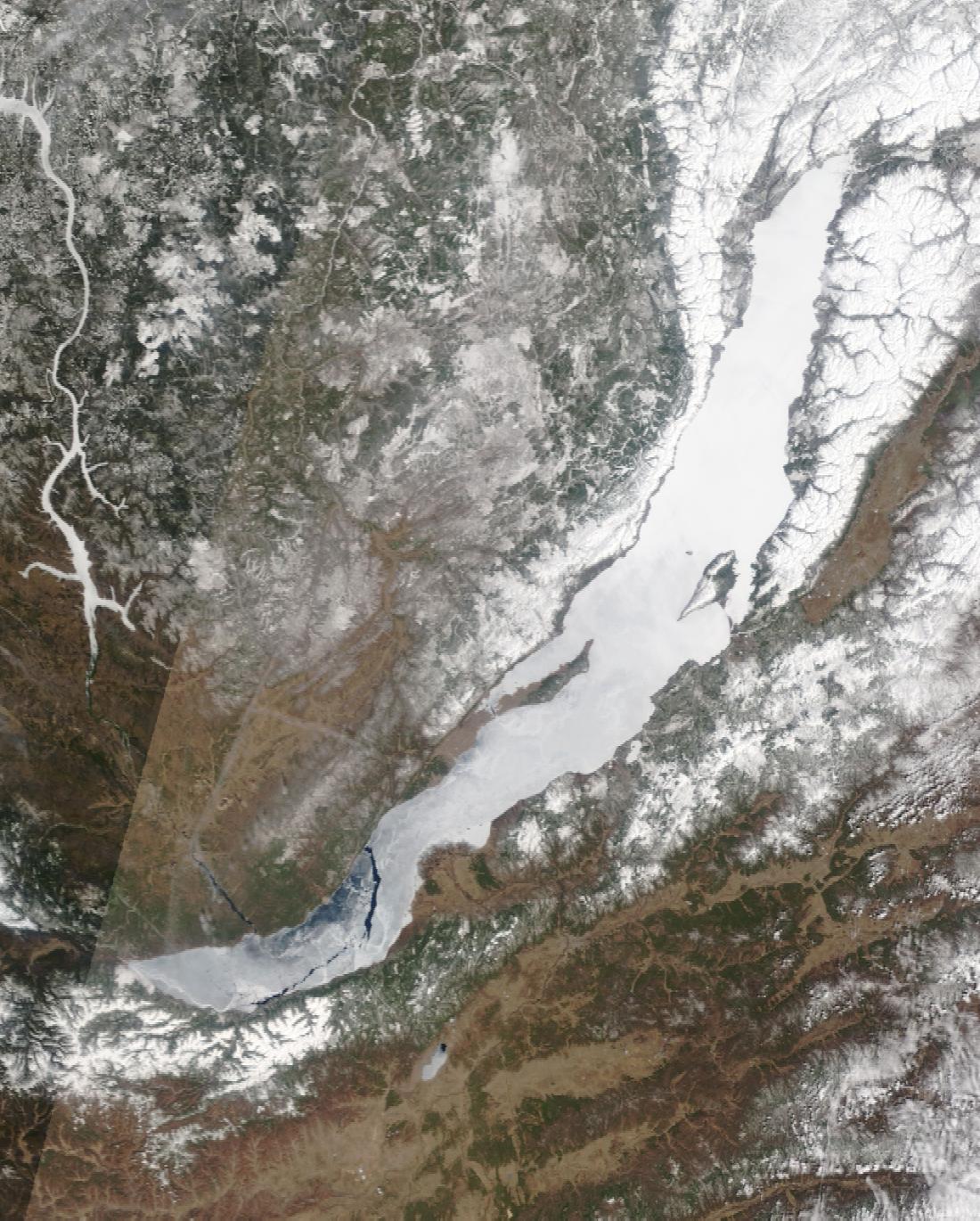 Карта Байкала