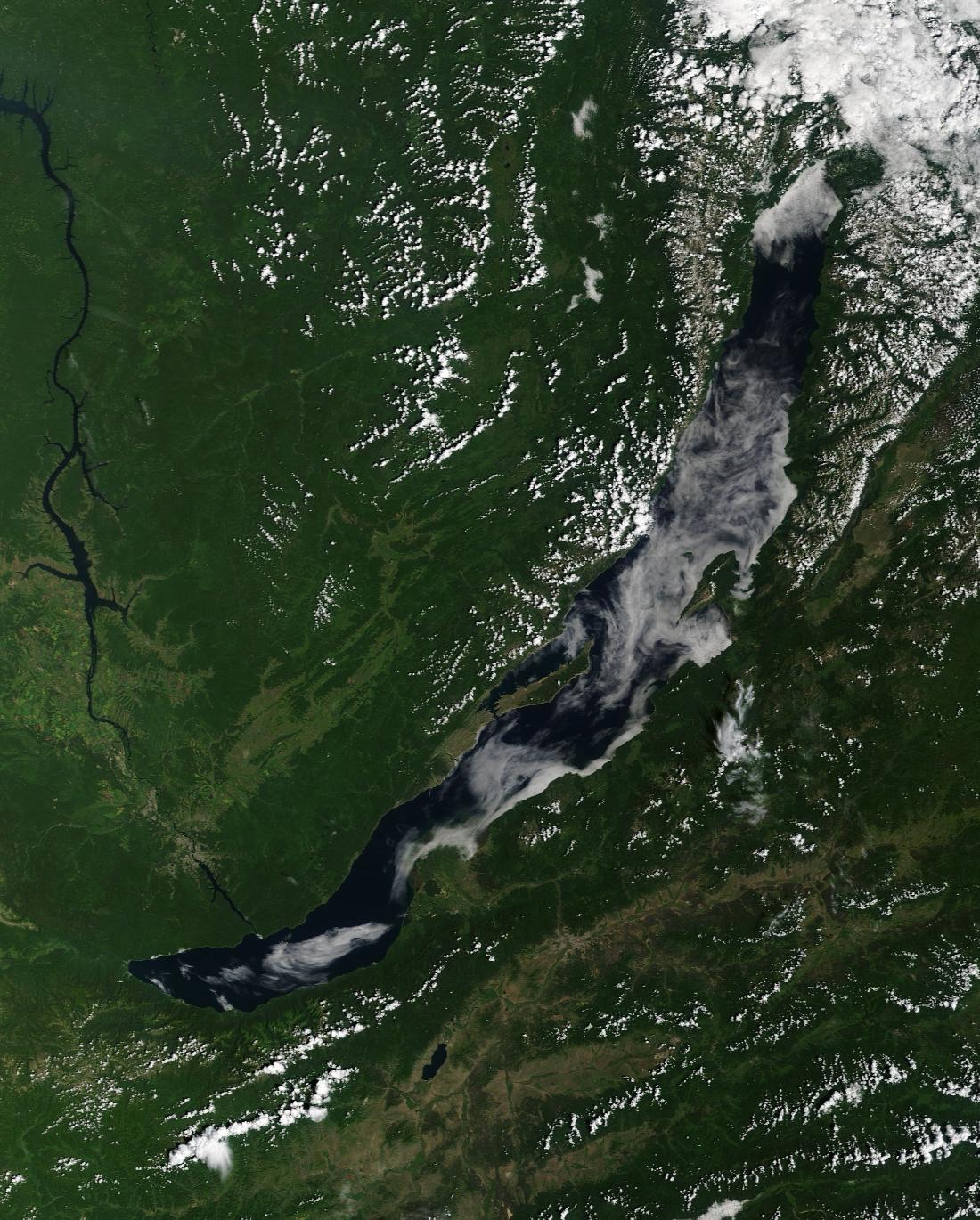 Карта Байкала