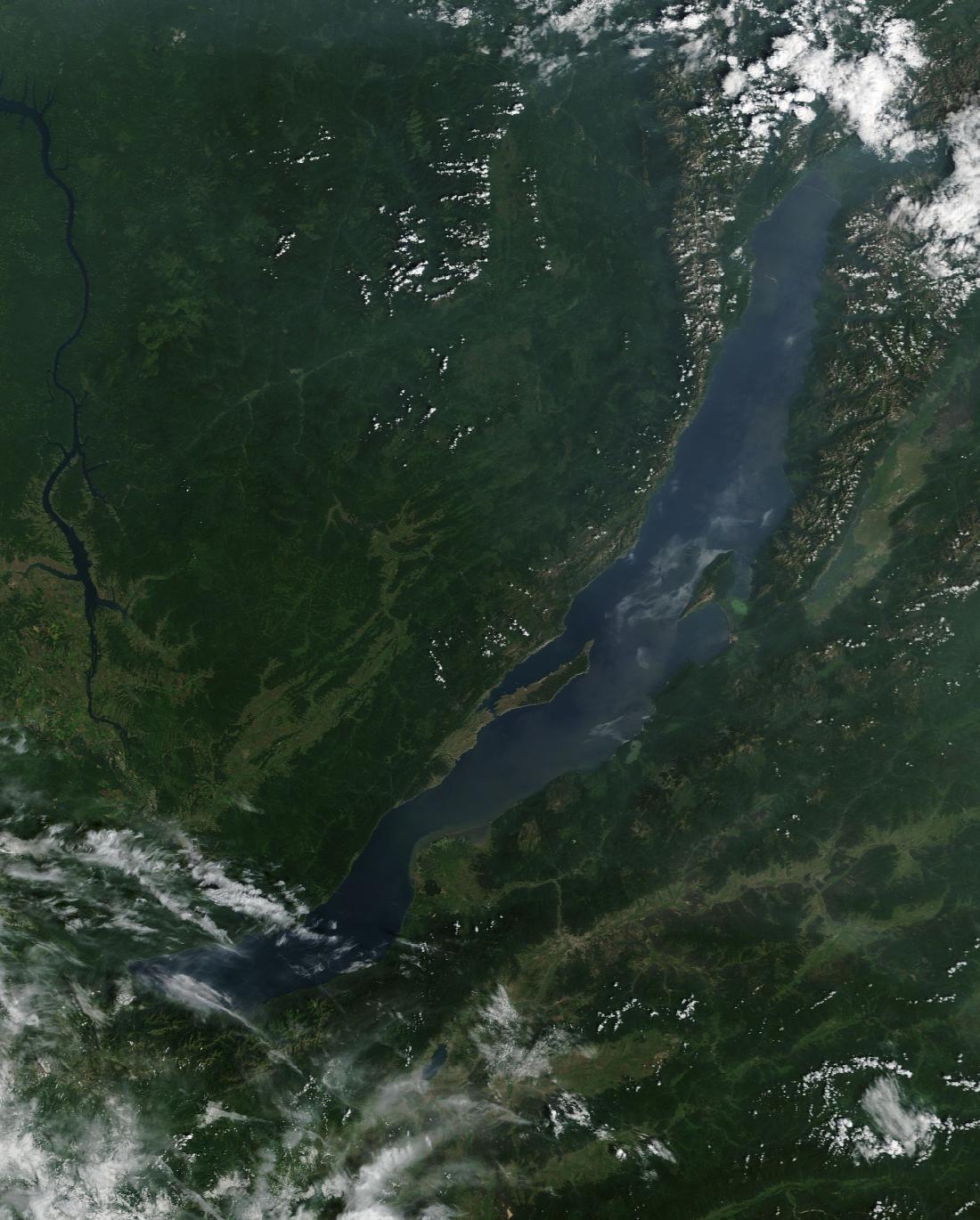 Карта Байкала