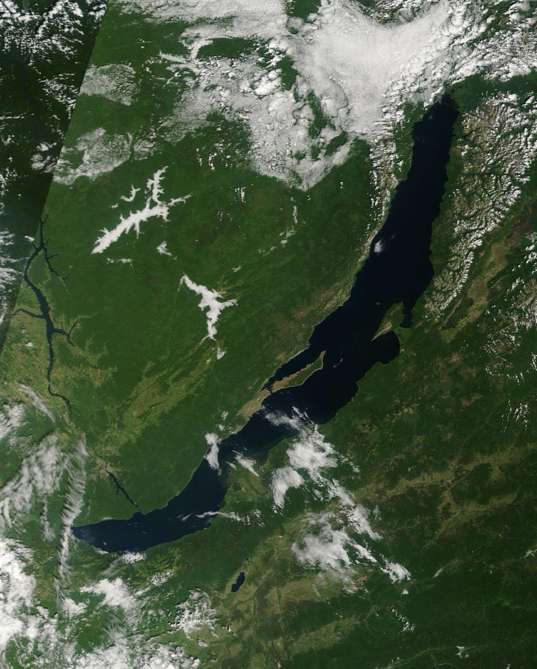 Карта Байкала