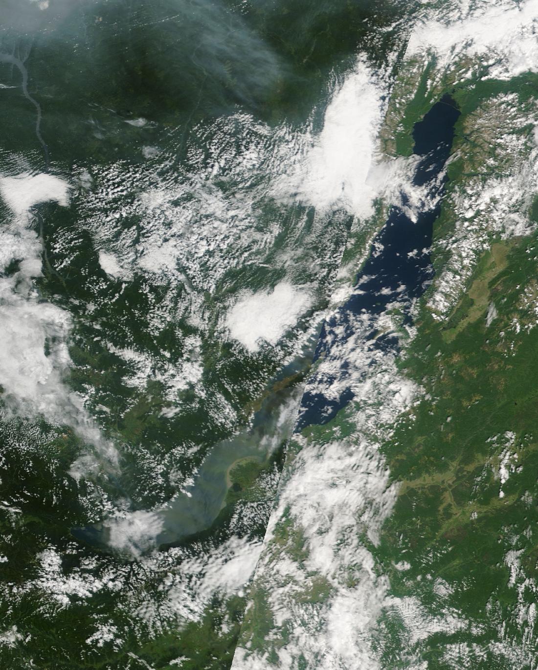Карта Байкала
